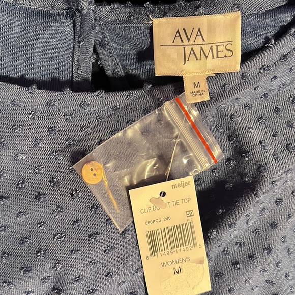 Ava James blue blouse - Picture 4 of 4